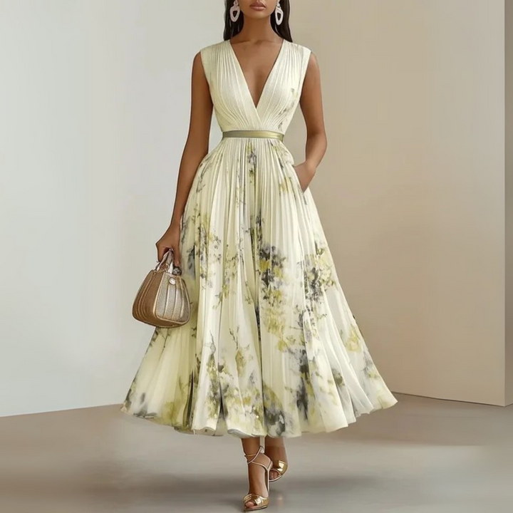 Emma | Women’s Flowy Sleeveless Summer Maxi Dress