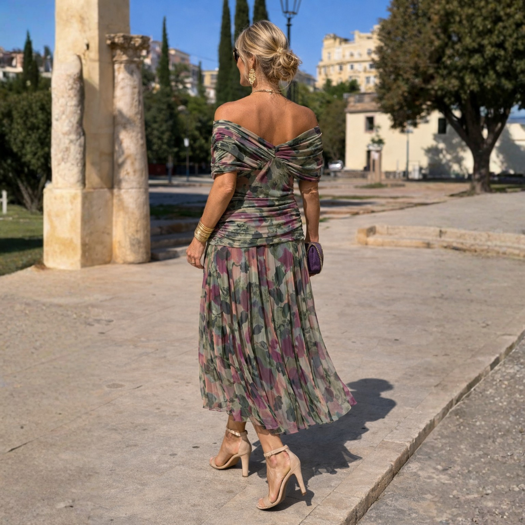 Mikaela - Off-Shoulder Maxi Dress