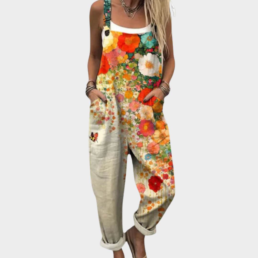 Comfortable Printed Jumpsuit