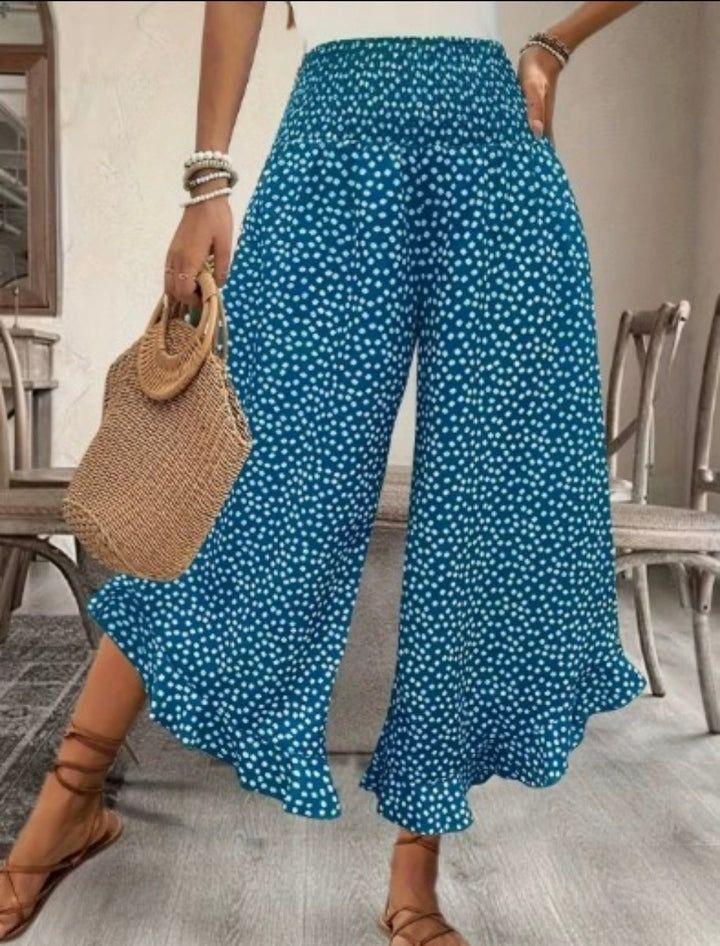 Ana - Women’s Flowy High Waist Wide-Leg Pants