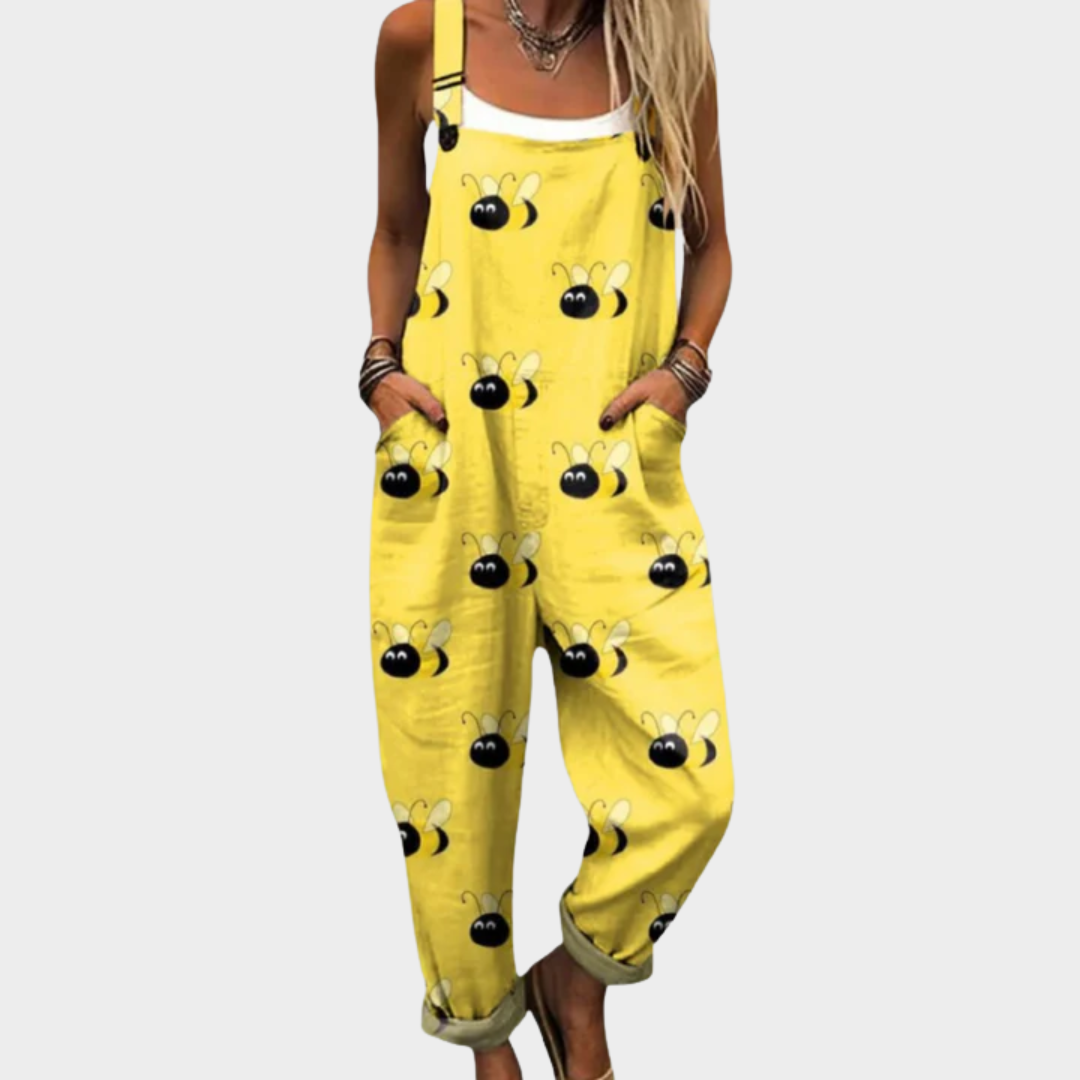 Comfortable Printed Jumpsuit