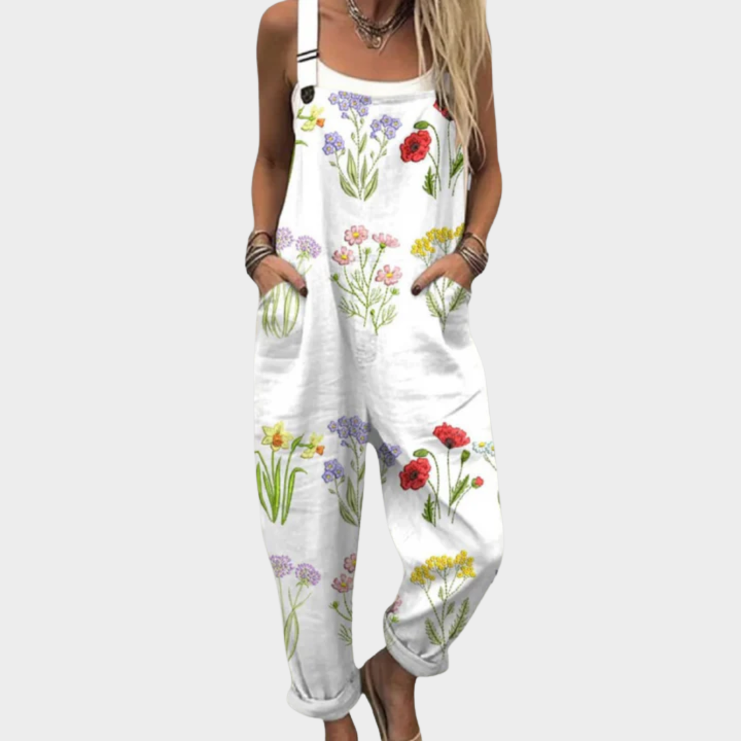 Comfortable Printed Jumpsuit