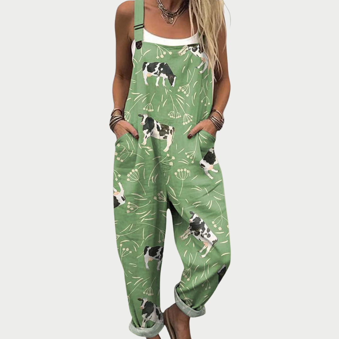 Comfortable Printed Jumpsuit