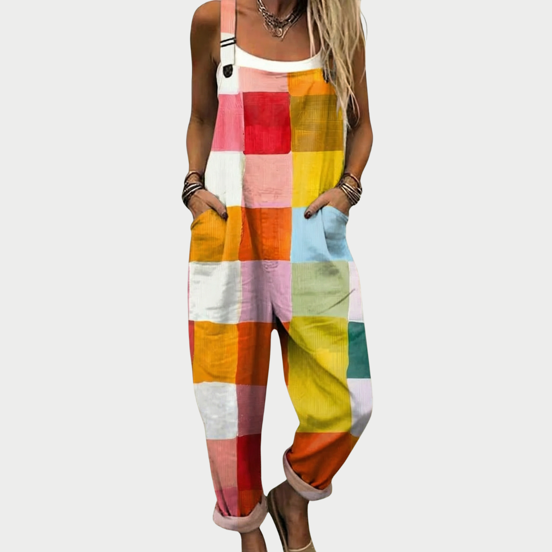 Comfortable Printed Jumpsuit
