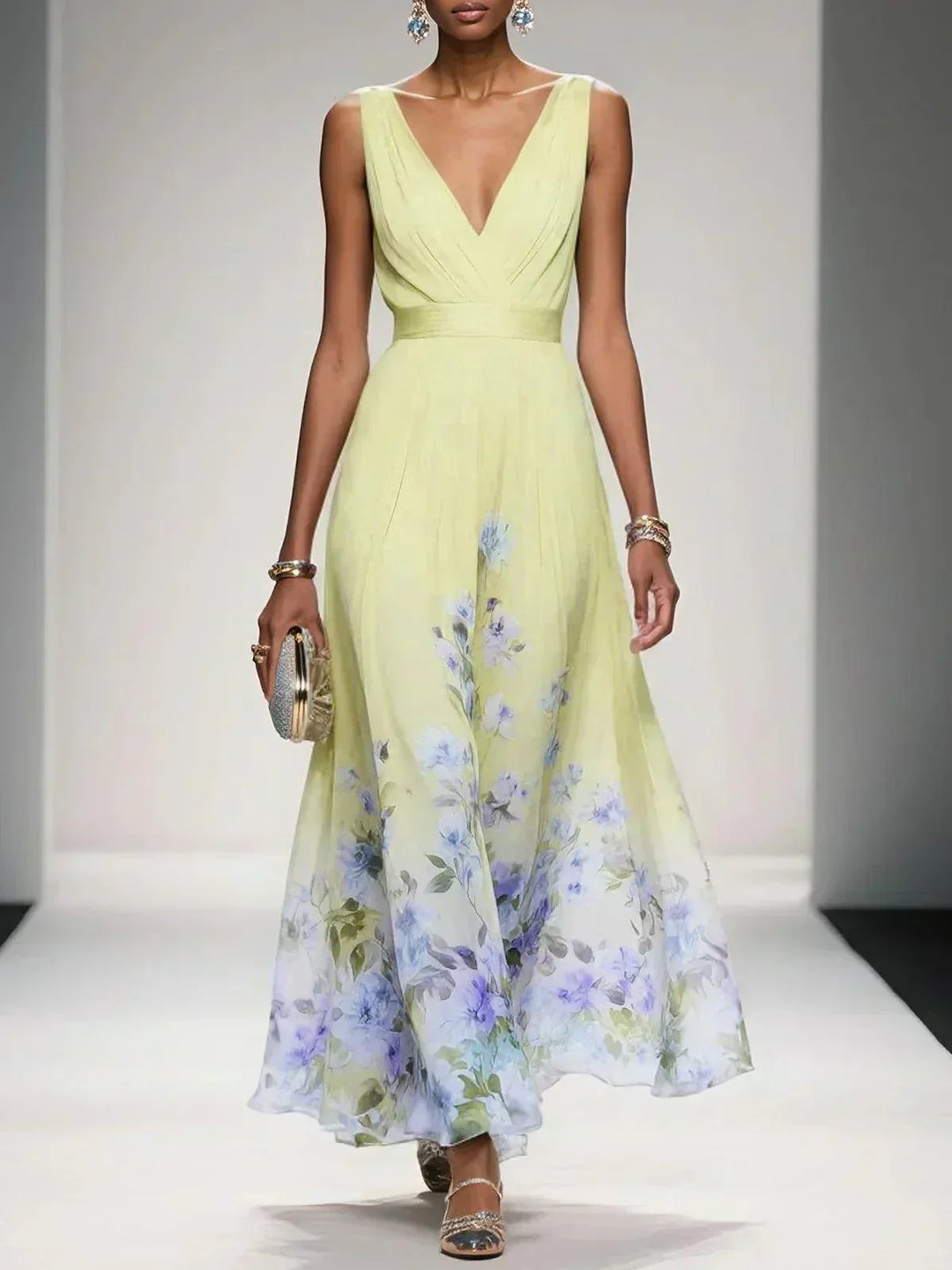 Isabella | Women's Floral Print Wedding Guest Dress