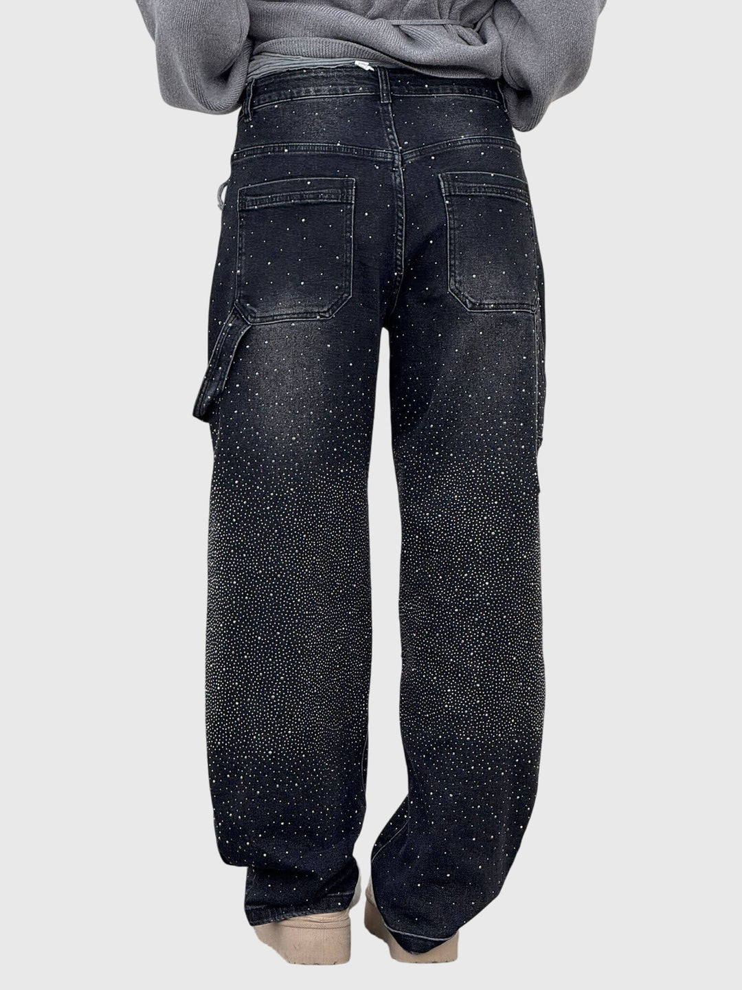 Kimberly | Women’s Sparkle Diamond Denim Pants