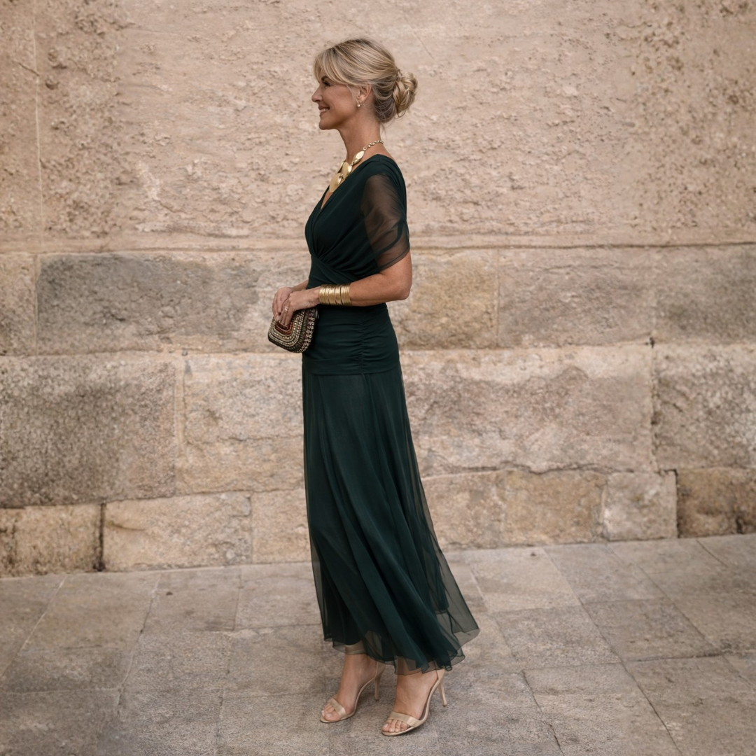Mikaela - Off-Shoulder Maxi Dress