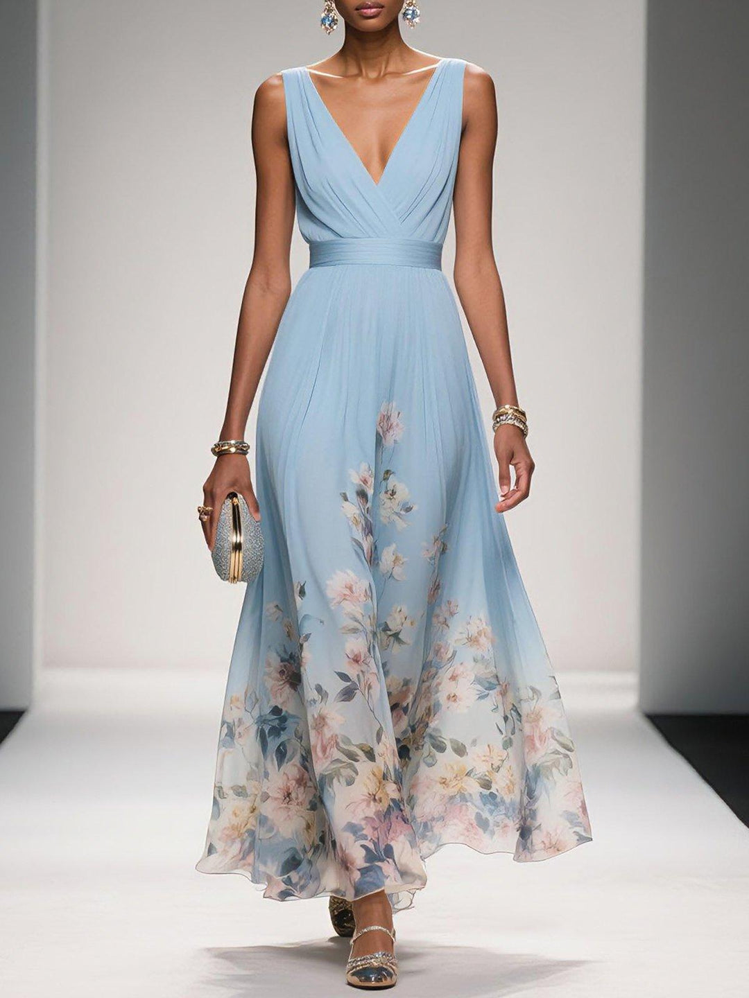 Isabella | Women's Floral Print Wedding Guest Dress