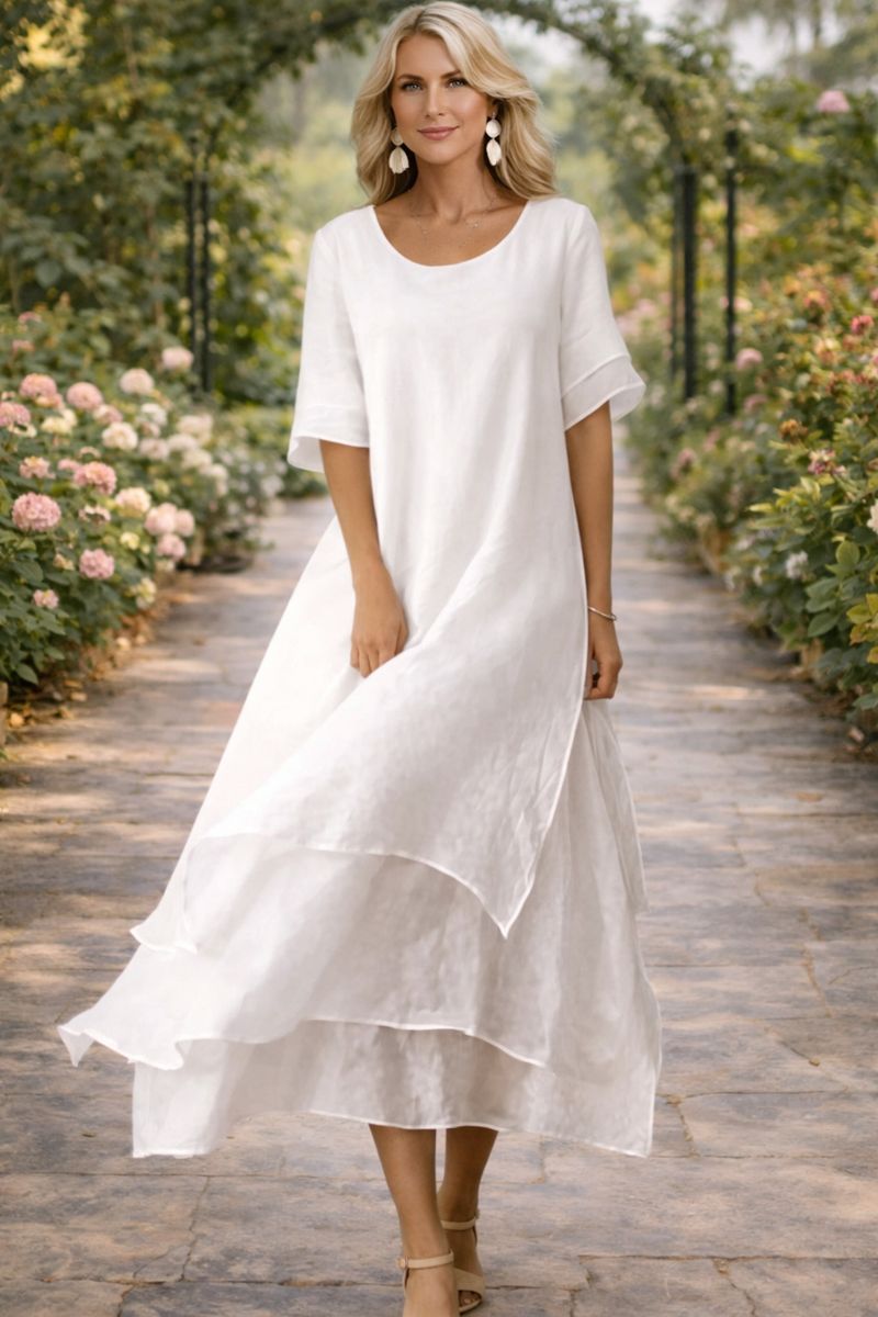 Aria - Fluid Tiered Maxi Dress