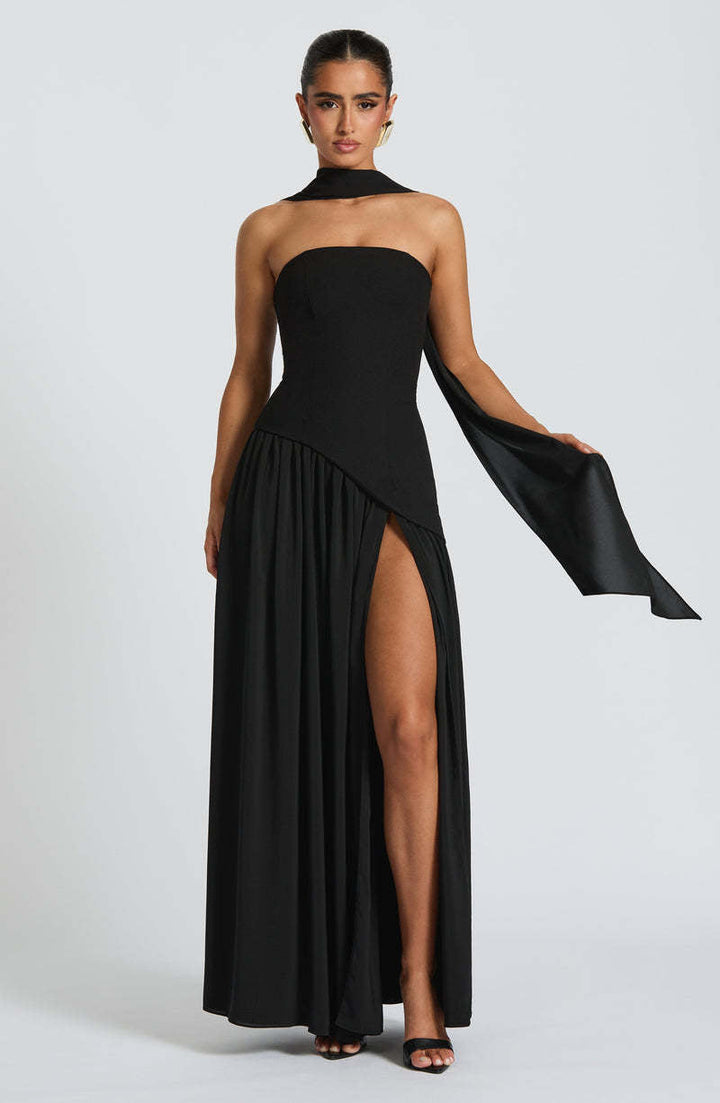 Valentina - Backless Split Dress