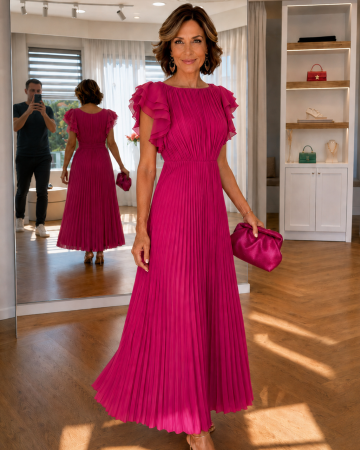 Lara | Classic Pleated Dress