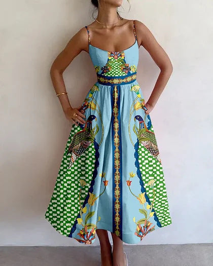 Amelia | Floral Sleeveless Maxi Dress