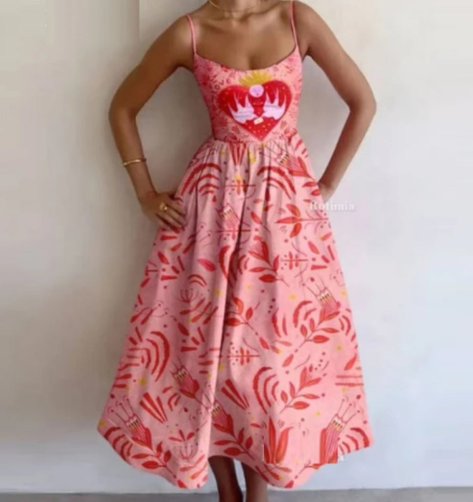 Amelia | Floral Sleeveless Maxi Dress