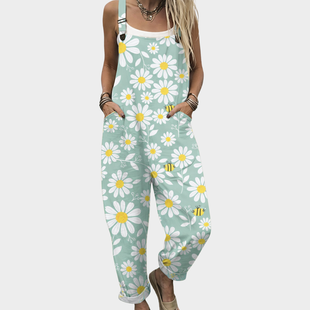 Comfortable Printed Jumpsuit