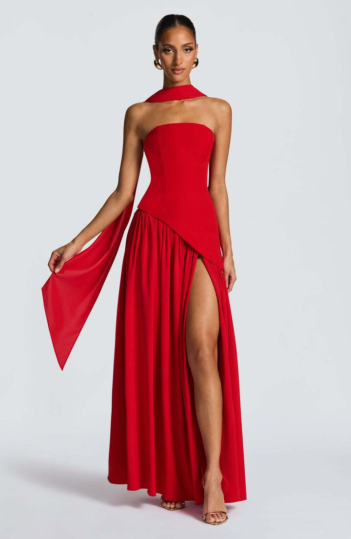 Valentina - Backless Split Dress