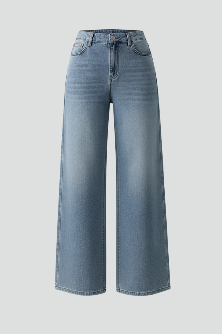 Evelyn | Women’s High-Rise Wide-Leg Denim Jeans