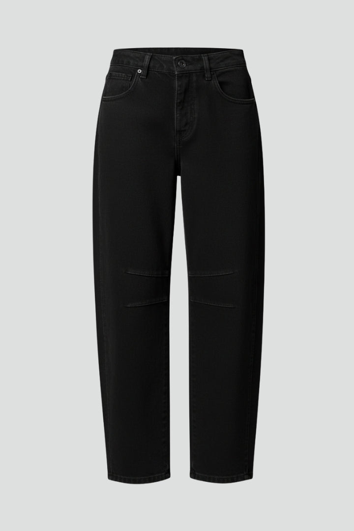Jennifer | Women’s Casual Mid-Waist Denim Jeans with Front Closure