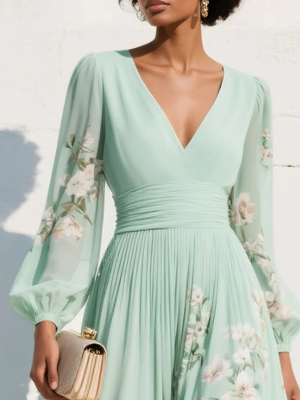 Prescela | Floral Midi Dress