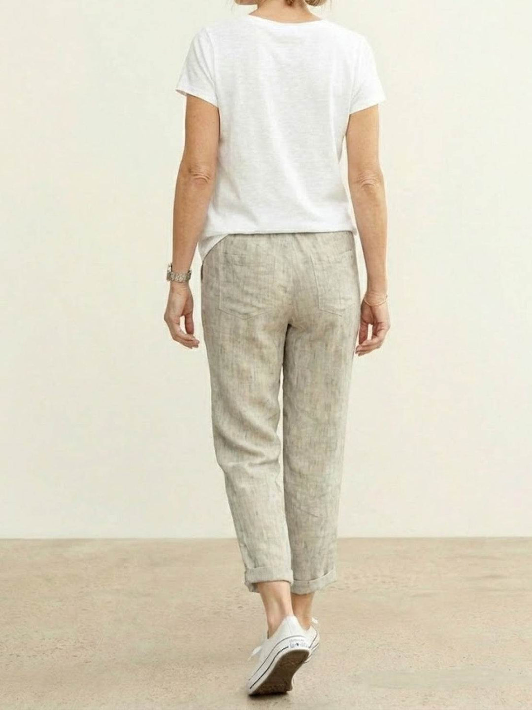 Alexa | Women's Drawstring Waist Casual Slim Fit Pants