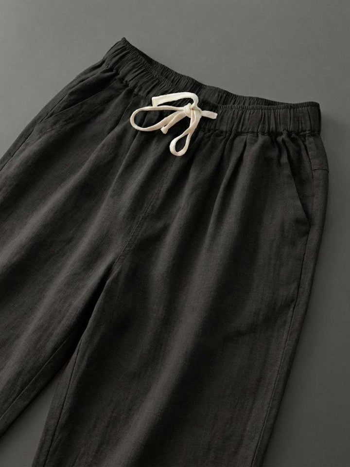 Alexa | Women's Drawstring Waist Casual Slim Fit Pants