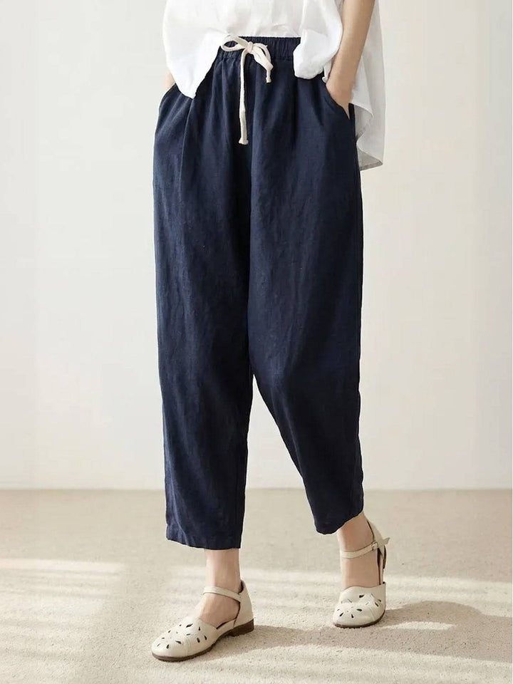 Alexa | Women's Drawstring Waist Casual Slim Fit Pants