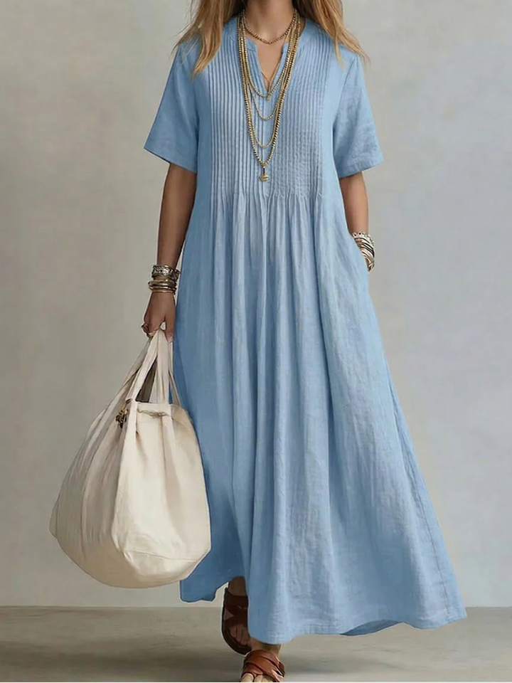 Noor | Elegant Flowing Pleated Dress