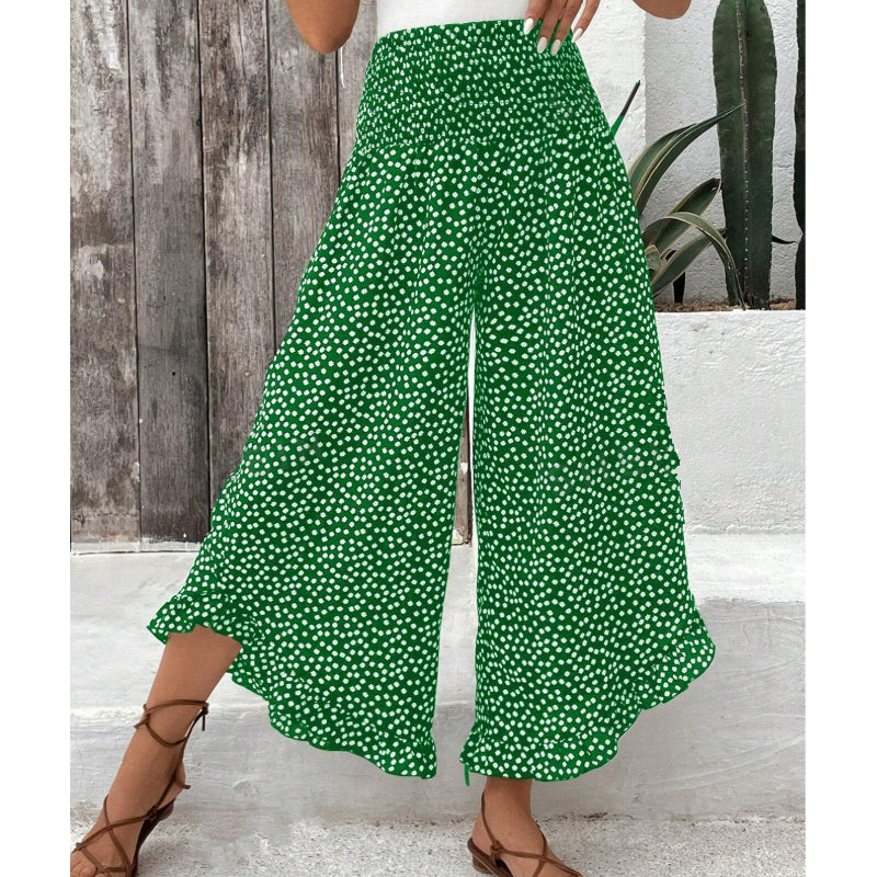 Ana - Women’s Flowy High Waist Wide-Leg Pants