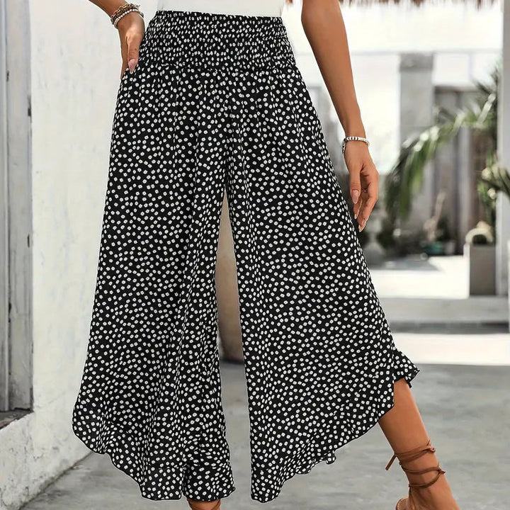 Ana - Women’s Flowy High Waist Wide-Leg Pants