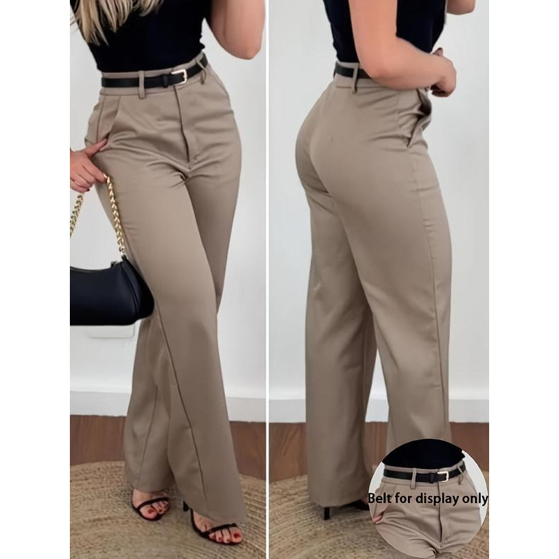 Jana - Women's High-Waist Wide-Leg Pants
