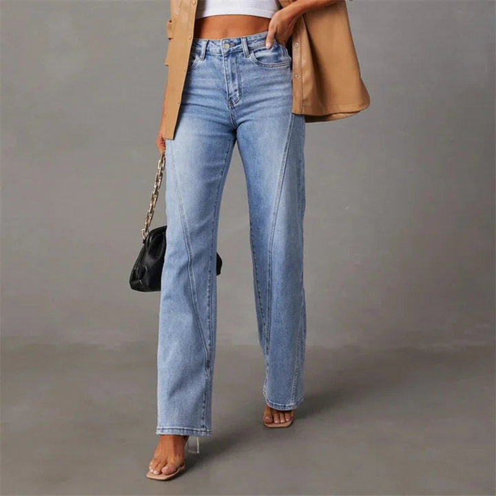 Nicole | Women’s Classic Straight Leg Denim Jeans