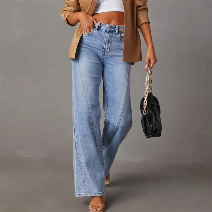 Nicole | Women’s Classic Straight Leg Denim Jeans