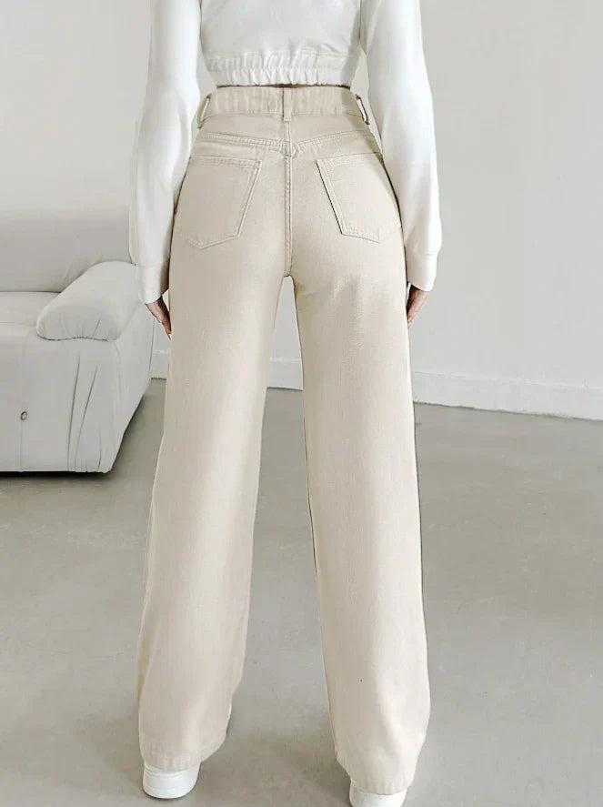 Morgan | Women's High Waist Straight Leg Pants